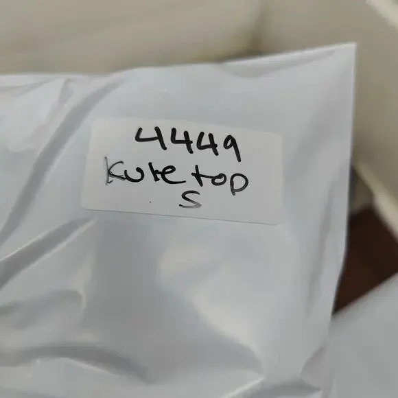 Kule The Boyfriend Top Womens Small Navy Stripe Cream Stripe Long Sleeve Preppy - Picture 9 of 9